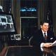 Reagan anunciando “Star Wars”. Wikimedia Commons